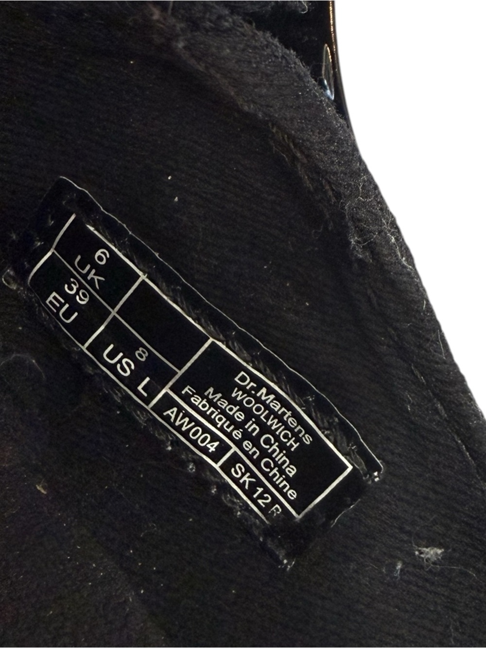 Dr. Martens Woolwich Mary Jane Shoes Size 8 - Picture 6 of 6